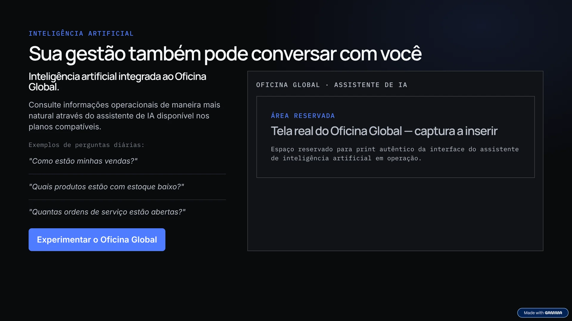 Peça de campanha sobre consultas com inteligência artificial; não é uma captura real.